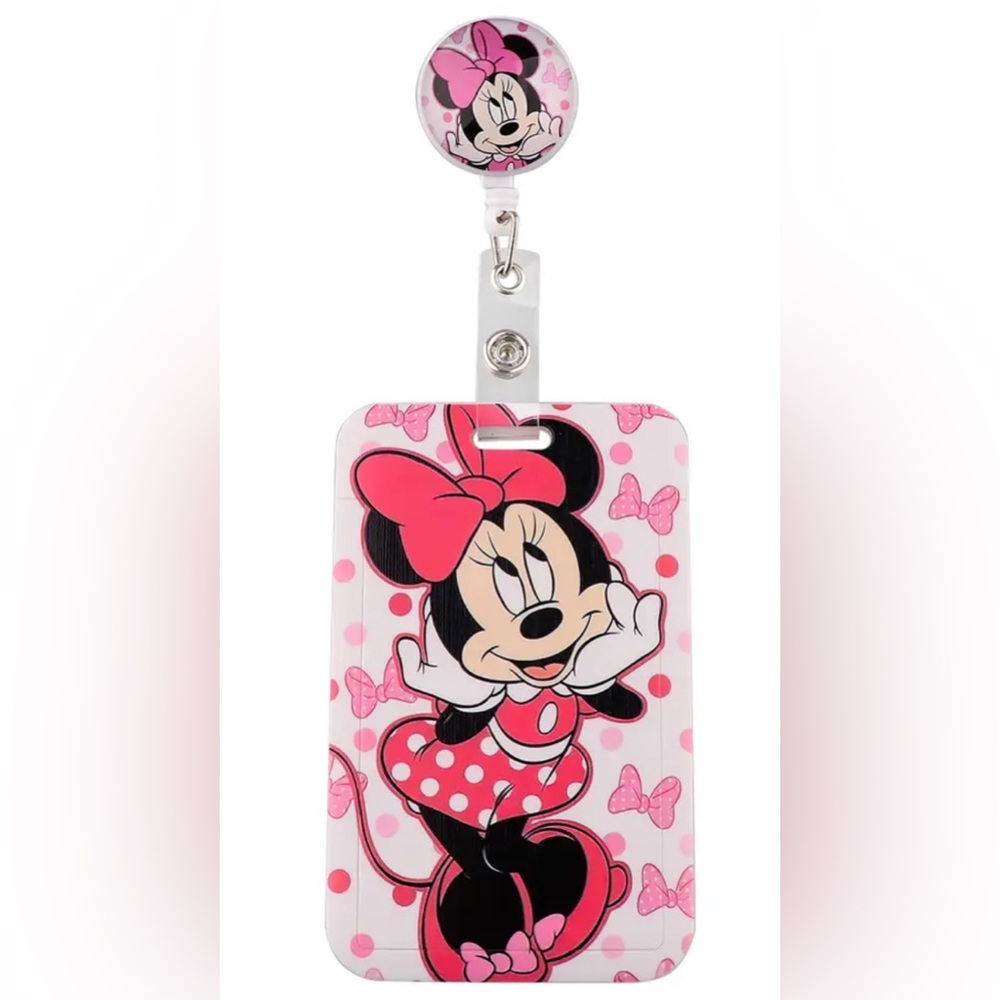 Disney Badge Holder with Retractable Badge Reel Clip Accessory included